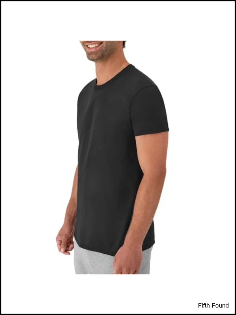 Classic Fit Cotton Crew Neck Tees for Men, Moisture-Wicking Undershirts,